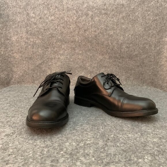 Nunn Bush Men's Leather Black Lace Up Oxford Shoes - Picture 2 of 11